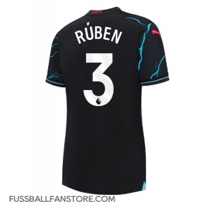 Manchester City Ruben Dias #3 Replik 3rd trikot Damen 2023-24 Kurzarm